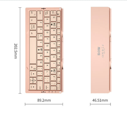 Mini Folding Bluetooth Wireless Keyboard