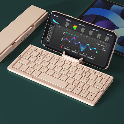 Mini Folding Bluetooth Wireless Keyboard