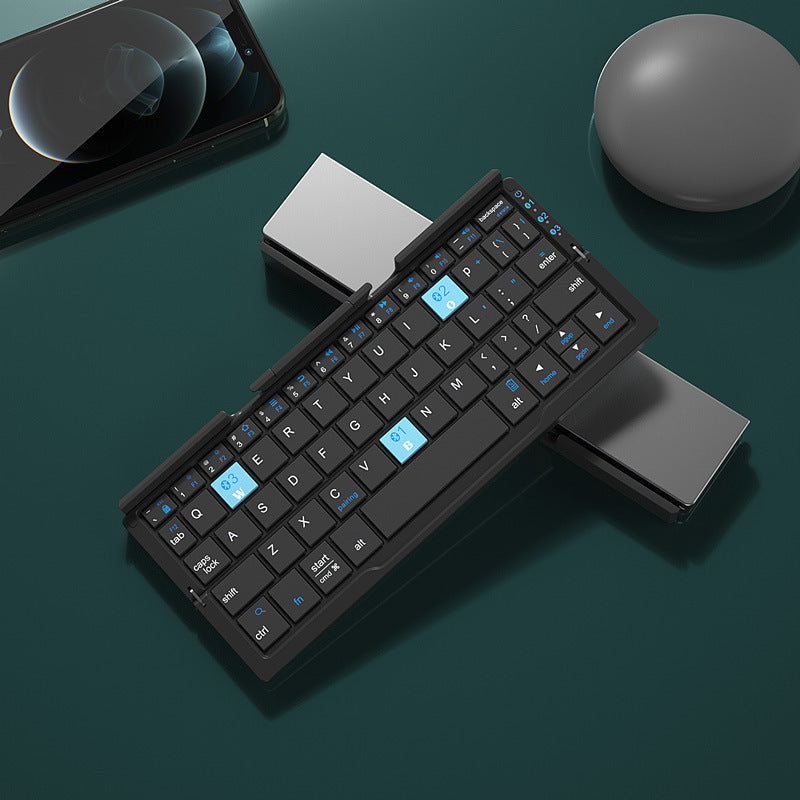 Mini Folding Bluetooth Wireless Keyboard