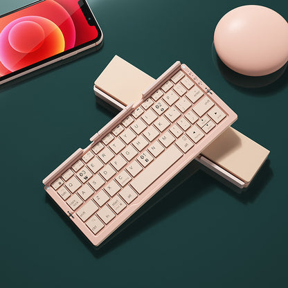 Mini Folding Bluetooth Wireless Keyboard