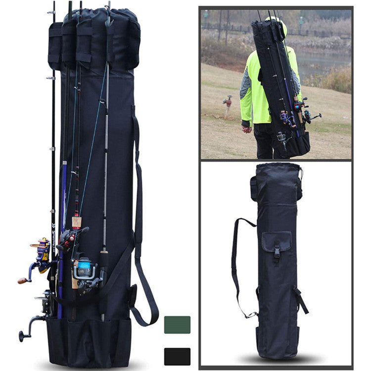 Versatile Cylinder-Shaped Fishing Rod Carrier - Outdoor Rod and Gear Storage