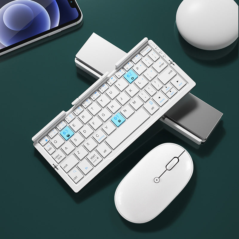 Mini Folding Bluetooth Wireless Keyboard