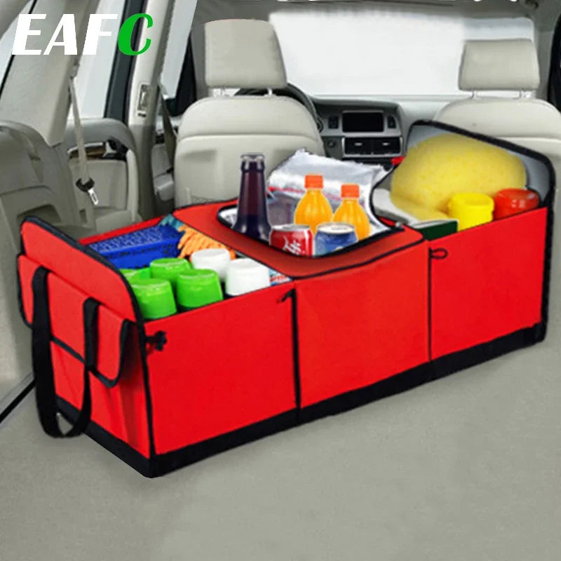 Universal Car Storage Organizer Trunk Collapsible Toys Food Storage Truck Cargo Container Bags Box Black Car Stowing Tidying New